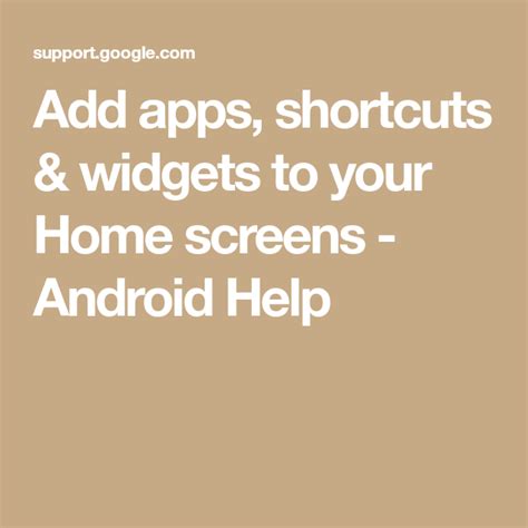 Add apps, shortcuts & widgets to your Home screens.